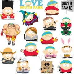 SOUTH PARK CARTMAN DIE CUT VINYL 50 CT STICKER PACK