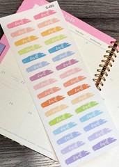 Vacation,Travel, Holiday, Day-off Handmake Erin Condren Planner Sticker