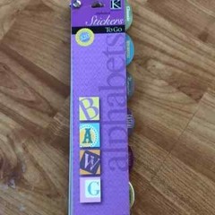ARTS & CRAFTS SCRAPBOOKING fun Pop culture stickers letters farm animals few NWT