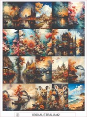 AUSTRALIA #2 – COMPLETE SHEET OF 20 STICKERS