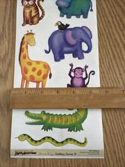 RHTF Paper Adventures Zoo Animals Sticker ROLL stickers