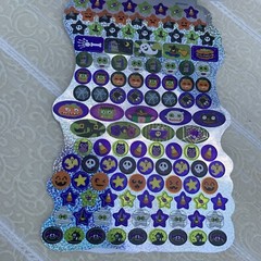 NOS Halloween Sticker Book – 516 PCs. Foil & Matte.