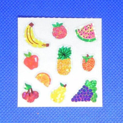 Fresh Fruits Grapes Bananas Cherries Orange Prismatic Sandylion Sticker Mod