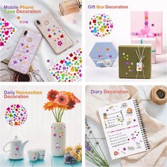 880Pcs Gem Stickers Rhinestones Crafts – Self Adhesive Jewels Stickers, Acrylic