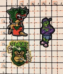 Crazy Fun Weed! 420 Fans! Marijuana. Cannabis. Cool! *8 Stickers/Decals (Set 5)