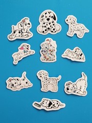 101 Dalmatians Scrapbooking Stickers Disney 10 X Vinyl Sticker May249b