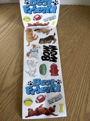 Dog Pet Sticker ROLL NRN Designs Scrapbook Stickers Best Friend, Dogs