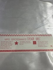 Mrs Grossman’s CHRISTMAS BORDER Design Lines: Retired Red & Green Ribbons 1997