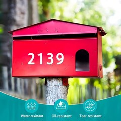 Clear and Readable 1200 PCS Number Stickers for Mailboxes & Organizers