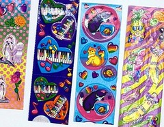 Sticker Lot LISA FRANK VINTAGE 90s NEW Unicorn Heart Music Clown Cat Ballet