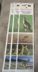 VTG 2003 Mrs Grossman’s Wild Animal Stickers Lot 9 NOS Horse Polar Bear