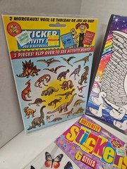 Kids Activity Art And Sticker Lot Stickers And Glo Art