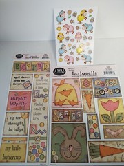 Lot of All My Memories AMM Herbanella Easter Scrapbooking Stickers