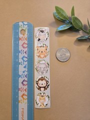 20 Safari Baby Animal Stickers/Baby Shower Stickers/Jungle Animal Stickers