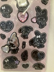 Sanrio　 My Melody Sticker Sheet　bonbon drop monotone