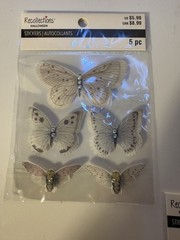 Halloween Stickers – NEW – 3-D | Fortune | Moths | Happy Halloween NIP