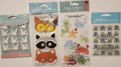 Lot Of 11 JOLEE’S BOUTIQUE, K&Co Dimensional Scrapbooking Stickers ANIMALS
