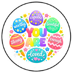 YOU ARE LOVED RELIGIOUS INSPIRATIONAL ENVELOPE SEALS LABELS STICKERS PARTY FAVOR