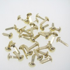 500Pcs Reusable Metal Brads Paper Fasteners with Portable Plastic Box