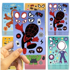 24 Sheets Cute Superhero Stickers for Kids Make Your Own Movie Sticker Make a…