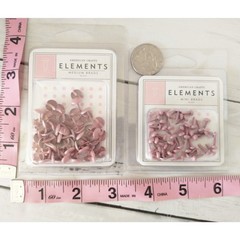 American Crafts Elements Blush Brads Medium Mini Discontinued Craft Supply DIY