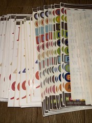 Huge Lot Scrapbooking Letters And Numbers Bo Bunny Me And My Big Ideas 80 Pages