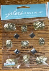 Jolees Foil Jewels Diamond Clear White Gems GEMSTONES Scrapbook Stickers WEDDING