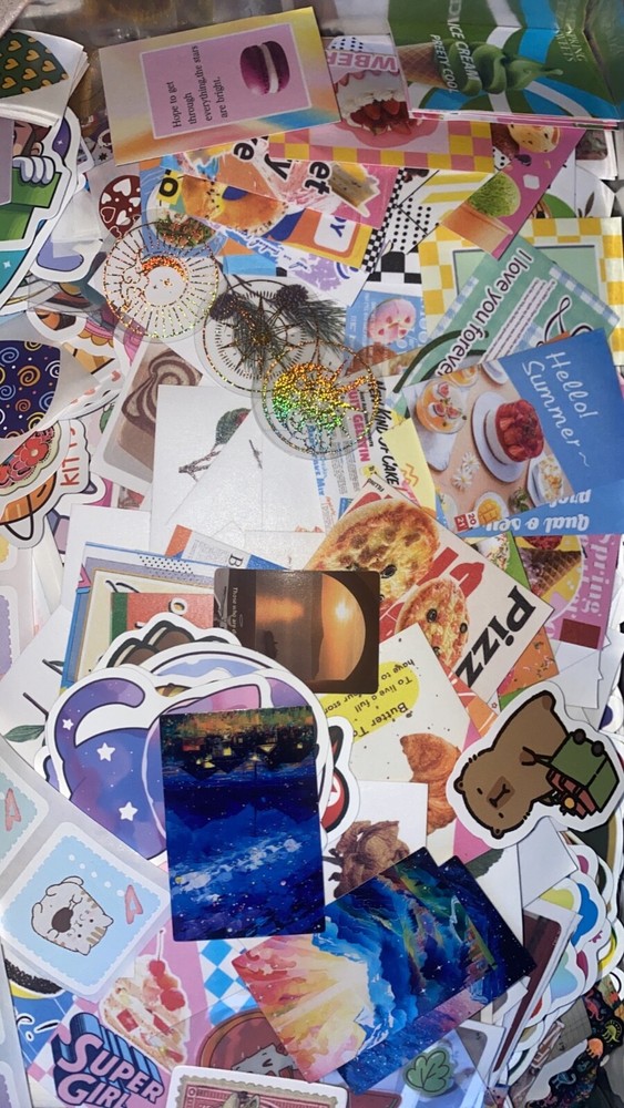 Surprise Lot of 50 Random Stickers – Includes Die Cuts/Sticker Flakes!