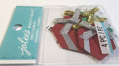 Jolee’s Boutique 3D Red Green Christmas Gifts Ephemera Retired 2003 Scrapbook