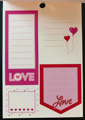 RECOLLECTIONS VALENTINE’S DAY STICKER BOOK 272 PC STICKERS 12 SHEETS ROMANCE