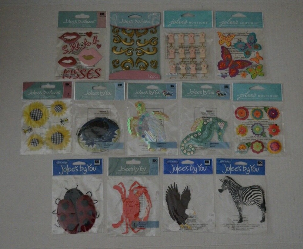 #3 ~ Jolee’s Boutique & EK Success Jolee’s by you Embellishments Scrapbooking