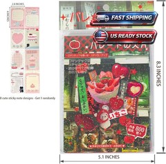 800Pcs Cute Scrapbook Stickers Travel Japanese Sticker Book for Adult Kawaii …