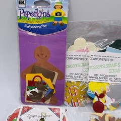 Scrapbook Die Cuts Paper Cut Outs Shapes Scrapbooking Christmas Doll Summer Lot