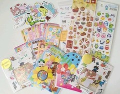 Sticker Set Aesthetic Cute Kawaii Decal For Journaling, Laptop, Scrapbook