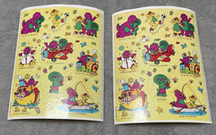 Vtg 90s Sticker Lot Mrs Grossmans Sandy Lion Barney
