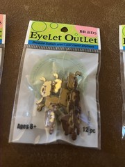 Eyelet Outlet Brads Lot of Animals NEW 6 packs Card Making Scrapbooking