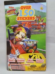 Disney Mickey Mouse 150 Sticker Book Puffy Glitter Foil Glossy Choice Available