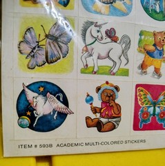 Vintage 1983 Institutional Financing Services Stickers 2 Sheets New Sealed
