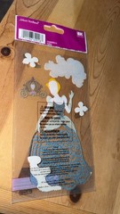 Rare! JOLEE’S BOUTIQUE Cinderella 3D Dimensional Sticker, Disney Princess