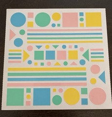 Vintage Mrs. Grossman’s Stickers 6 x 6-Shapes, Home 5 sheets