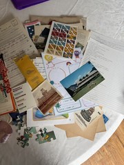 125+ Piece Junk Journal Ephemera Pack Vintage Papers Stickers Postcards & More