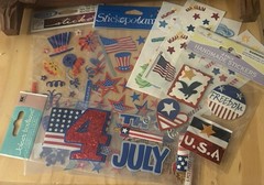 4th Of July Scrapbook Stickers LOT ; Jolee , Creative Memories , And More