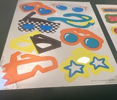 Vintage 80s Stickers Mylar Foil Hallmark CTP Rare