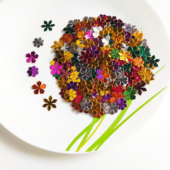 Flower die cuts X200 for card making,scrapbook, toppers, embellishments etc