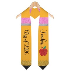 Teacher Graduation Stole Class of 2026, Grade Honor Stole Sash for Teachers, …