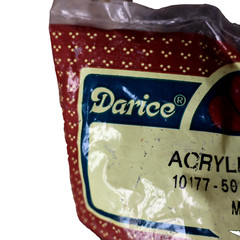 Darice Acrylic Pom Poms Brown 1″ (40 pieces)