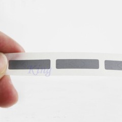 1000 Scratch Off label Silver colour Scratch Off sticker 5mm x 22mm
