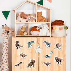 100pcs Jurassic Dinosaur Stickers for Kids Waterproof Vinyl Dino Stickers