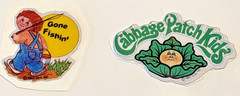 Vintage 1983 Cabbage Patch Kids Puffy Sticker Lot of 11 OAA, Inc.