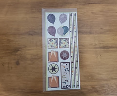 6 PC LOT Creative Memories Cottage Jumbo Great Lengths Stickers Power Palette
